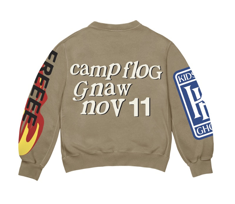 Kids See Ghosts Lucky Me Crewneck Sweatshirt Trench