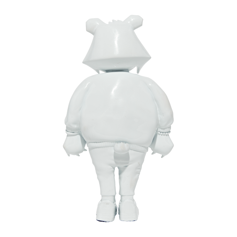 King Saladeen JP The Money Bear Vinyl Figure White