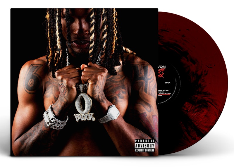 King Von Welcome To O'Block LP Vinyl Red & Black