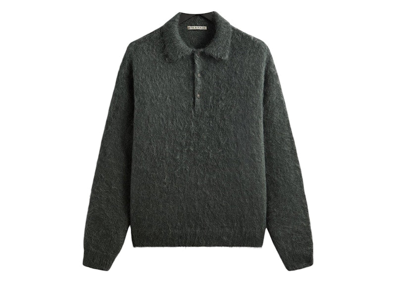 Kith 101 x Auralee Brushed Super Kid Mohair Knit Polo Urban Chic