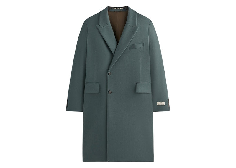 Kith 101 x Auralee Melton Chesterfield Coat Balsam Green
