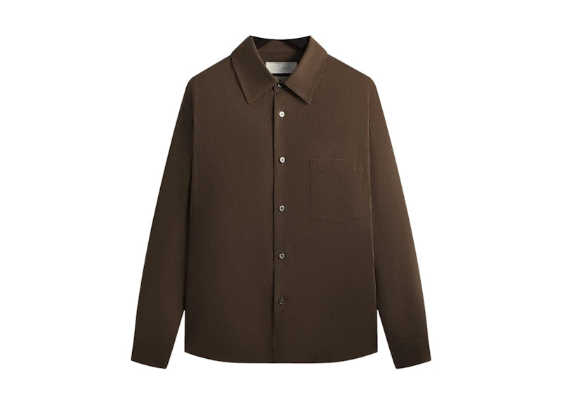 Kith 101 x ssstein Rayon Linen Button Down Shirt Kindling