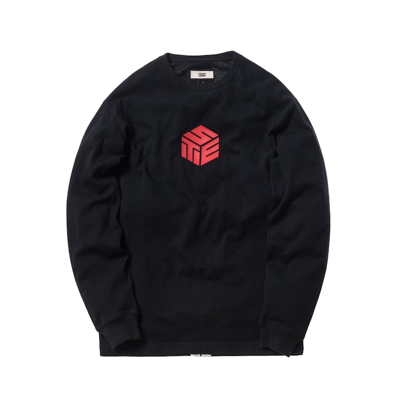 Kith 3-D Set L/S Tee Black