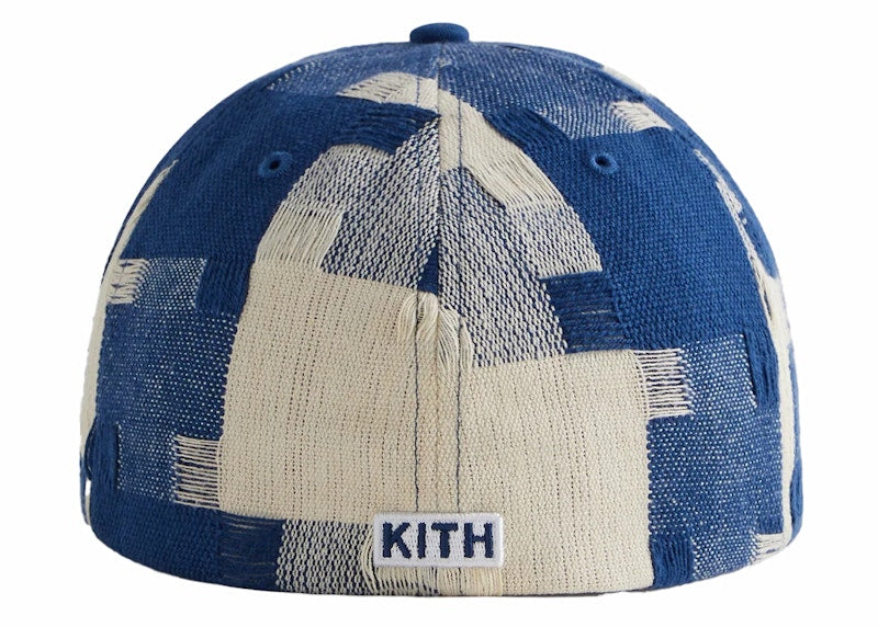 Kith 47 New York Yankees Jumbo Houndstooth Cap Cyanotype