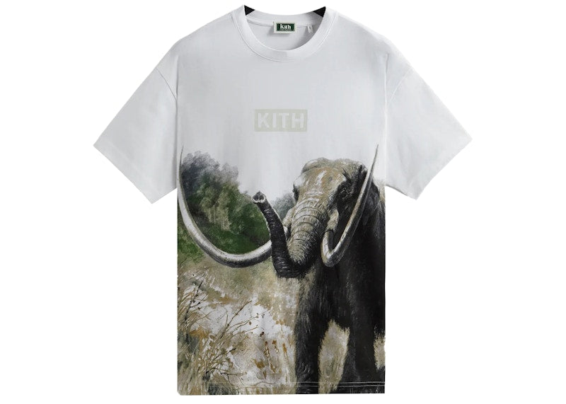 Kith AMNH Late Mammals Vintage Tee White