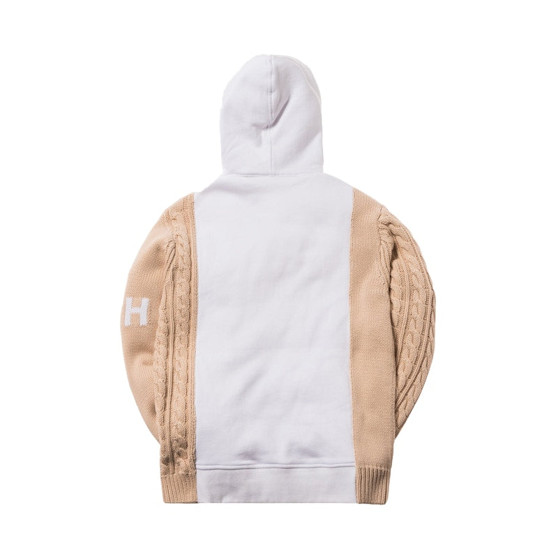 Kith Adam Combo Knit Pullover White/Beige