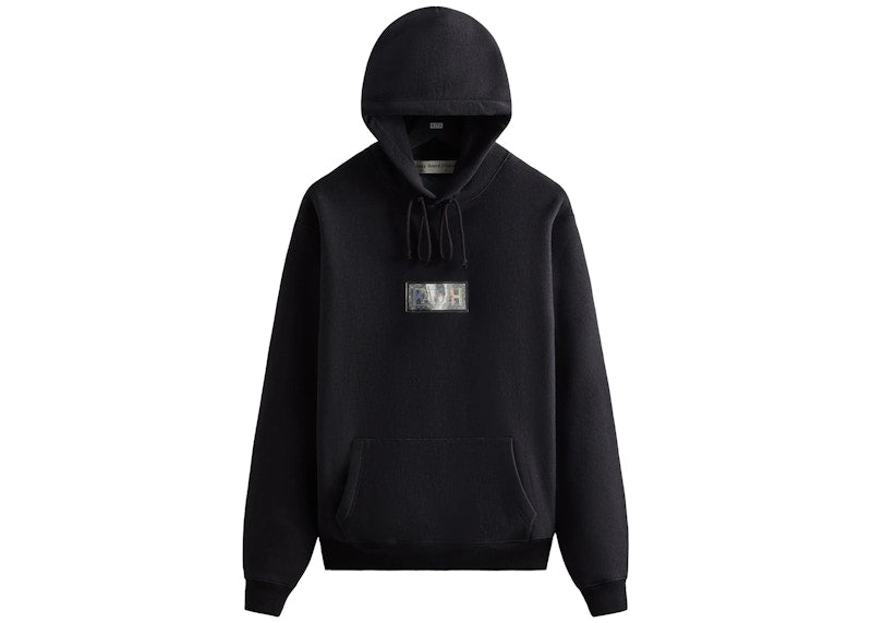 Kith Advisory Board Crystals Hologram Classic Logo Hoodie Black
