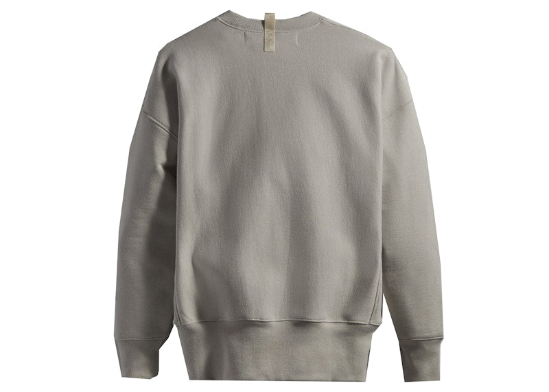 Kith Advisory Board Crystals Holographic Classic Logo Crewneck Heather Grey