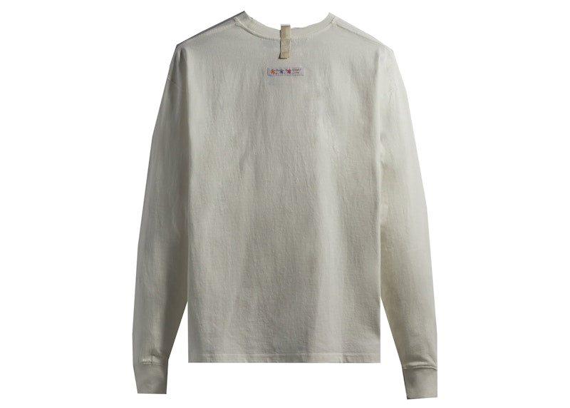 Kith Advisory Board Crystals Holographic Classic Logo L/S Tee Selenite White