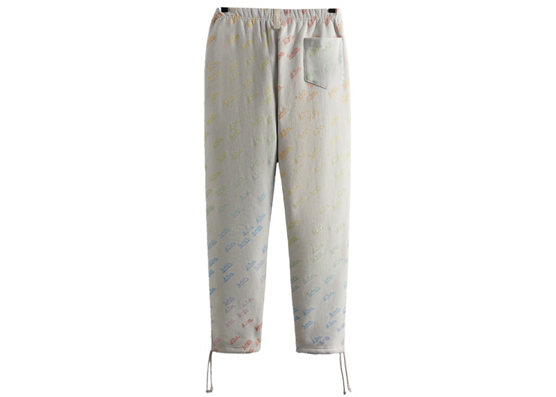 Kith Advisory Board Crystals Rainbow Print Sweatpant Grey