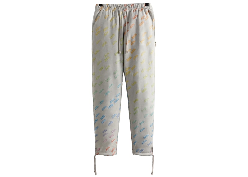 Kith Advisory Board Crystals Rainbow Print Sweatpant Grey