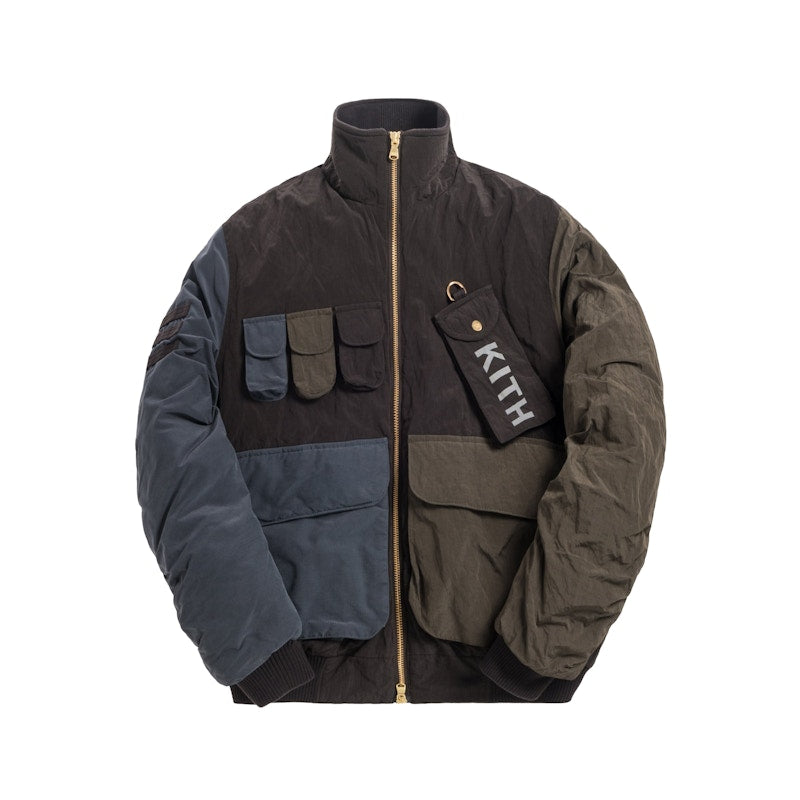 Kith Aviation Bomber Jacket Espresso/Multi