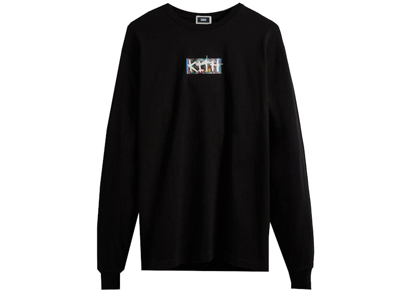 Kith B Robert Moore Classic Logo L/S Tee Black