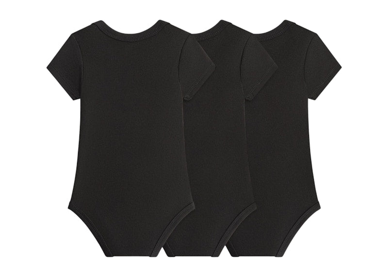 Kith Baby x Nike 3-Pack Bodysuit Black