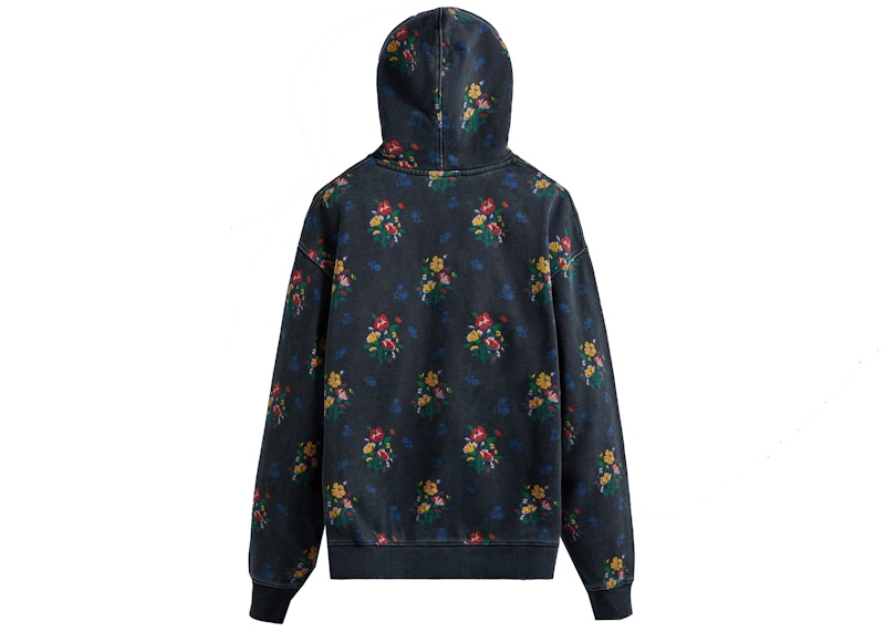 Kith Begonia Floral Williams III Hoodie Nocturnal