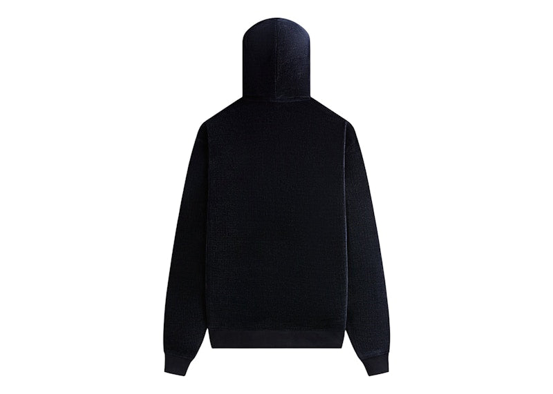 Kith Bonded Waffle Coleman Quarter Zip Hoodie Nocturnal