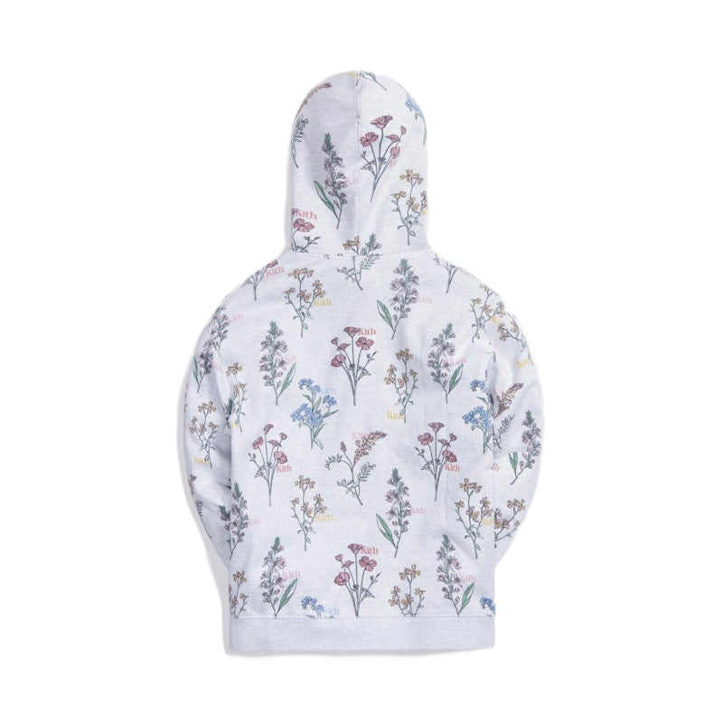Kith Botanical Floral Williams III Hoodie Light Heather