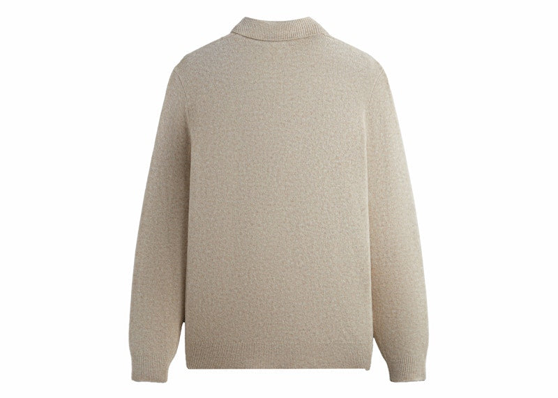 Kith Boucle Harmon Rugby Pullover Sweater Carabiner Heather