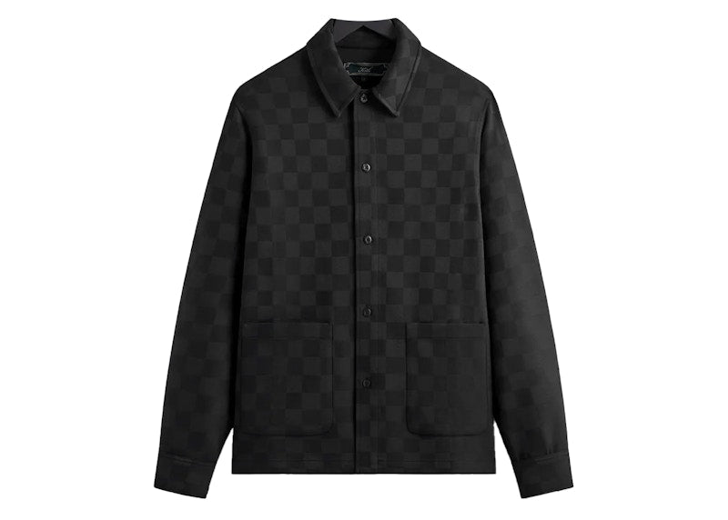 Kith Boxy Collared Overshirt Black