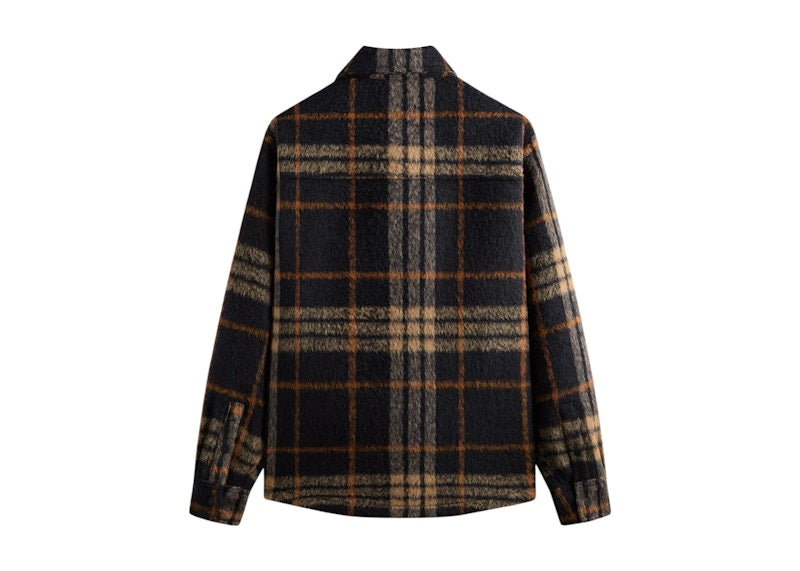 Kith Brushed Plaid Sheridan Shirt Jacket Nocturnal
