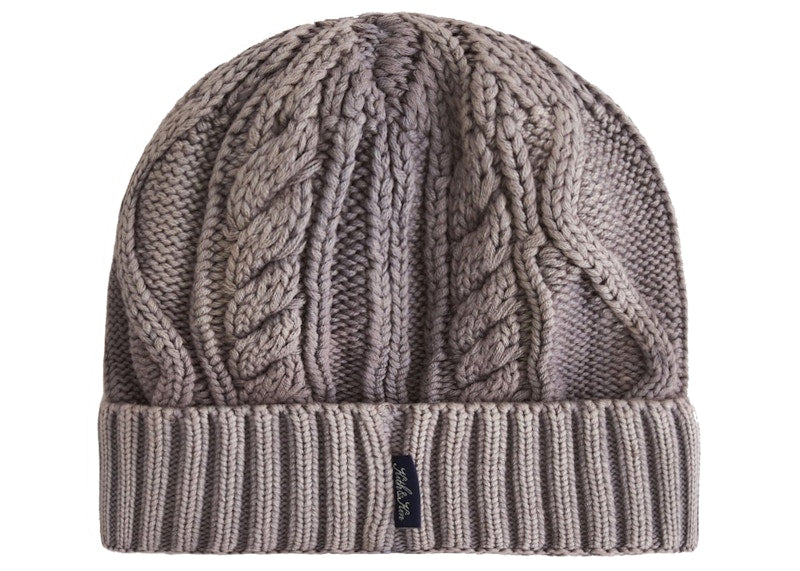 Kith Cable Knit Beanie Quicksand