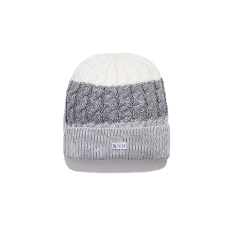 Kith Cable Knit Beanie White/Multi