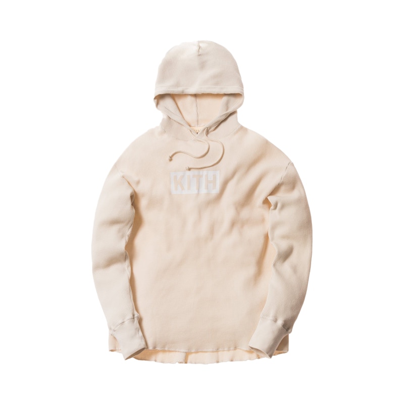 Kith Calux Waffle Hoodie Natural