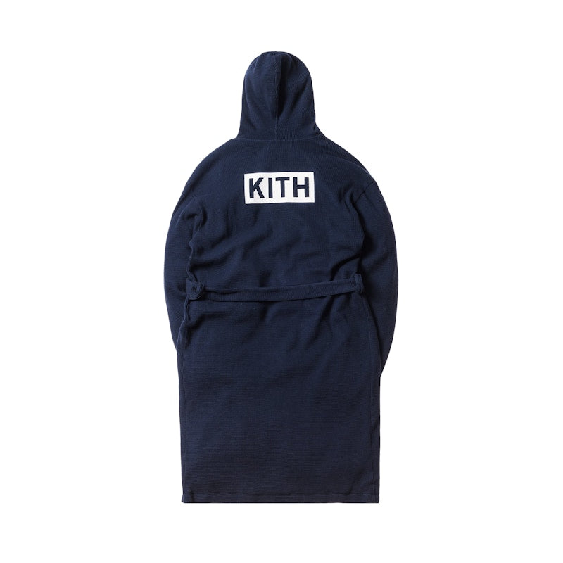 Kith Calux Waffle Robe Navy