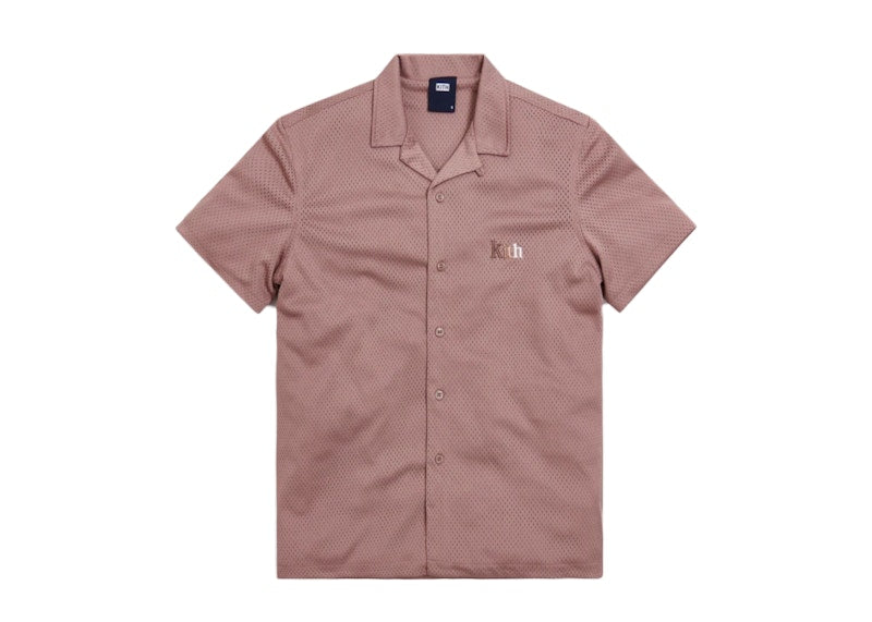 Kith Camp Collar Double Mesh Shirt Antler