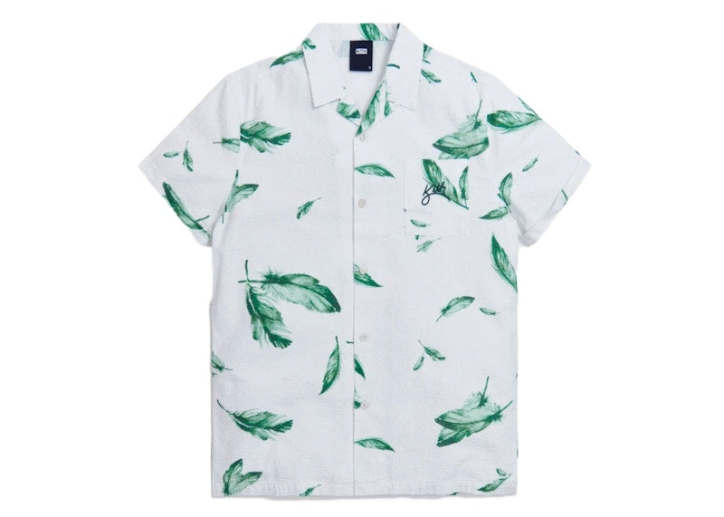 Kith Camp Collar Seersucker Shirt White/Multi