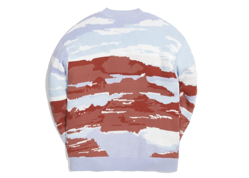 Kith Canyon Point Crewneck Sweater Mauve/Multi