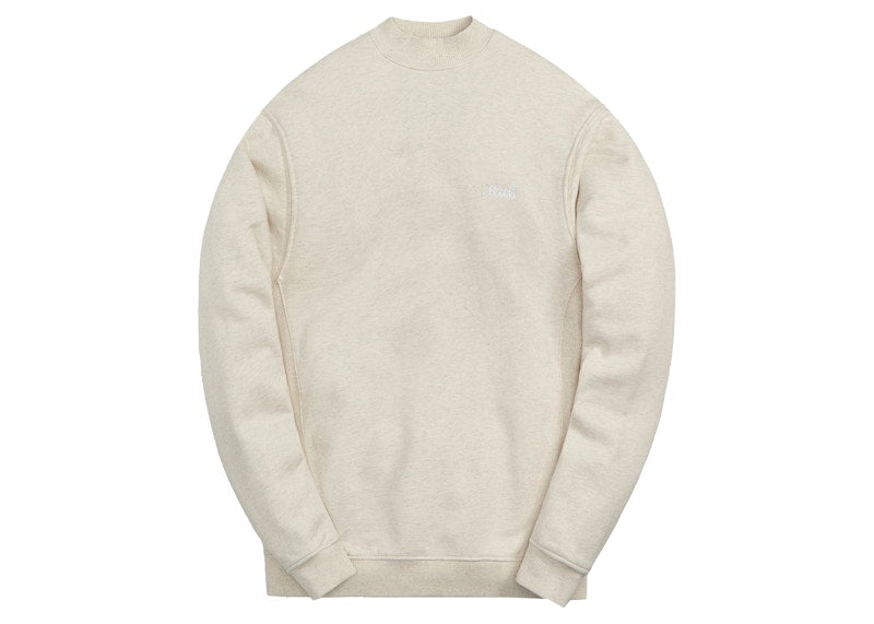 Kith Carlisle Mockneck Sweatshirt Heather Oatmeal
