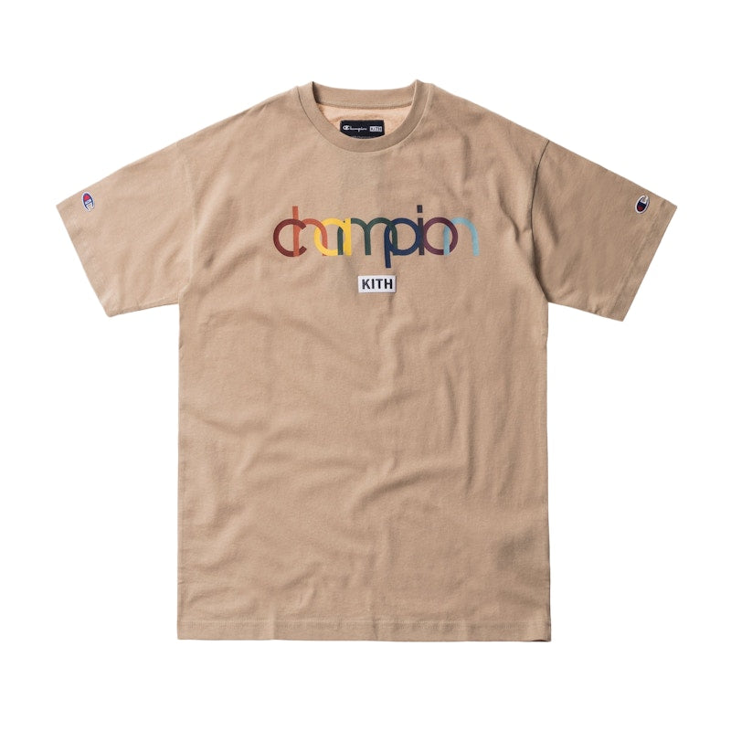 Kith Champion Double Logo Tee Sand