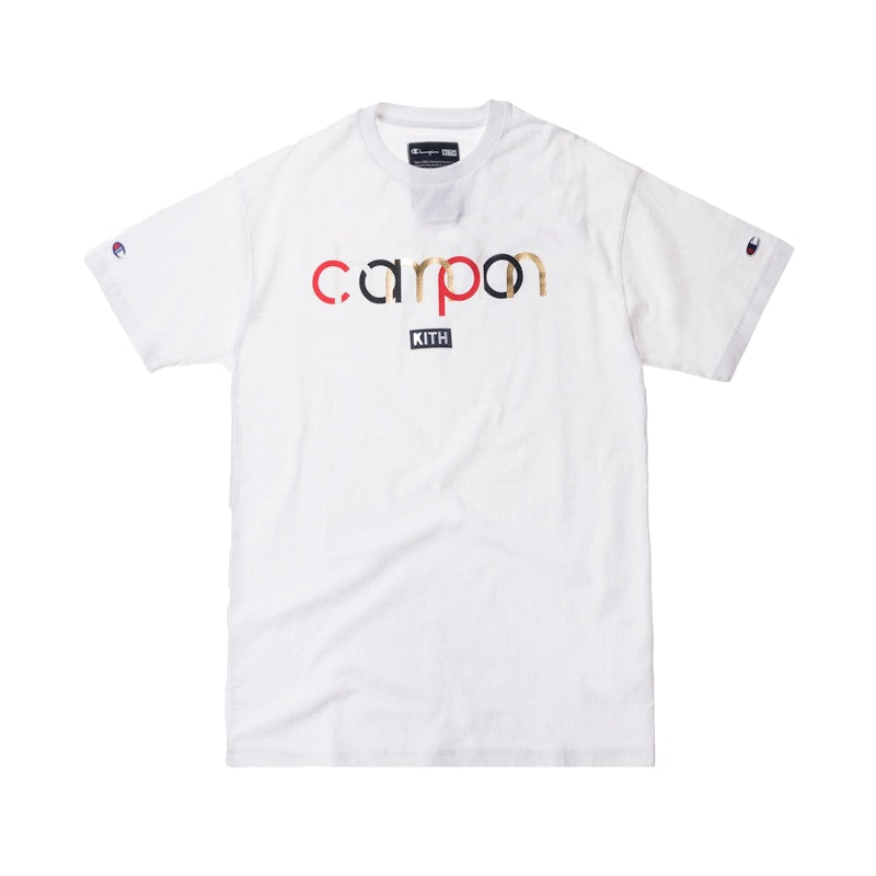 Kith Champion Double Logo Tee White