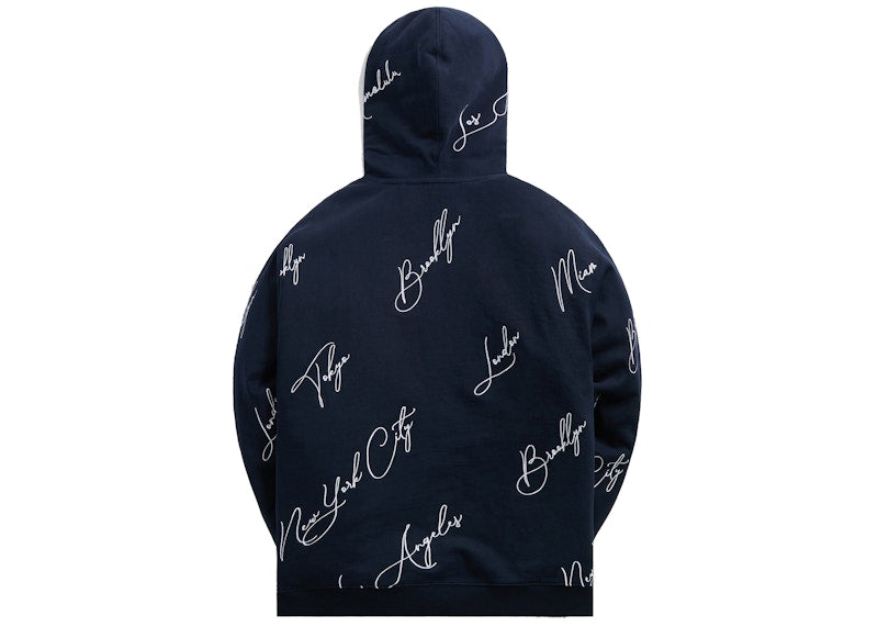 Kith City Script Hoodie Nocturnal