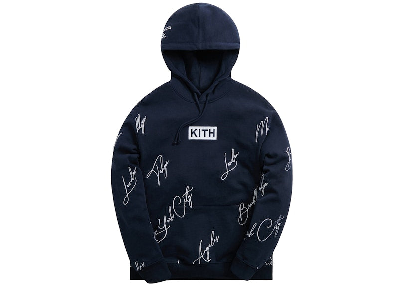 Kith City Script Hoodie Nocturnal