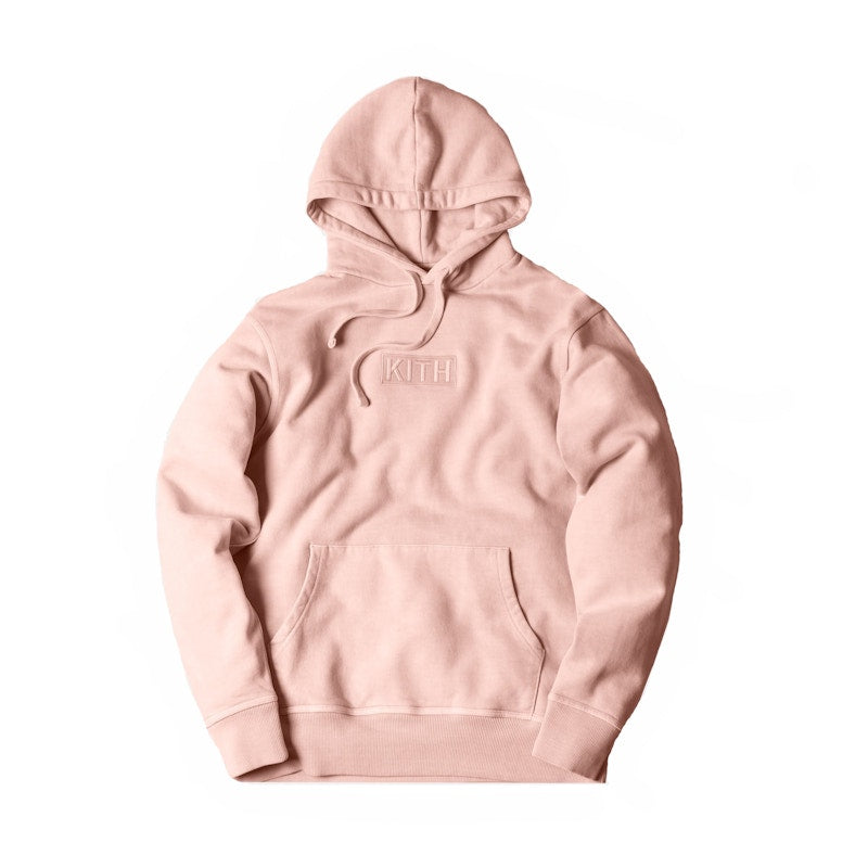 Kith Classic Logo Hoodie Pink