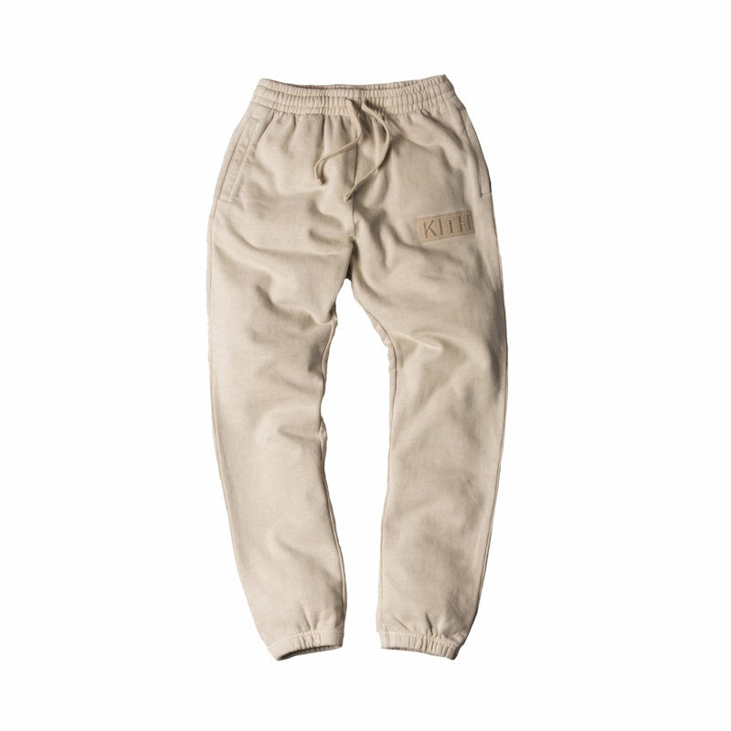 Kith Classic Logo Sweatpant Sand