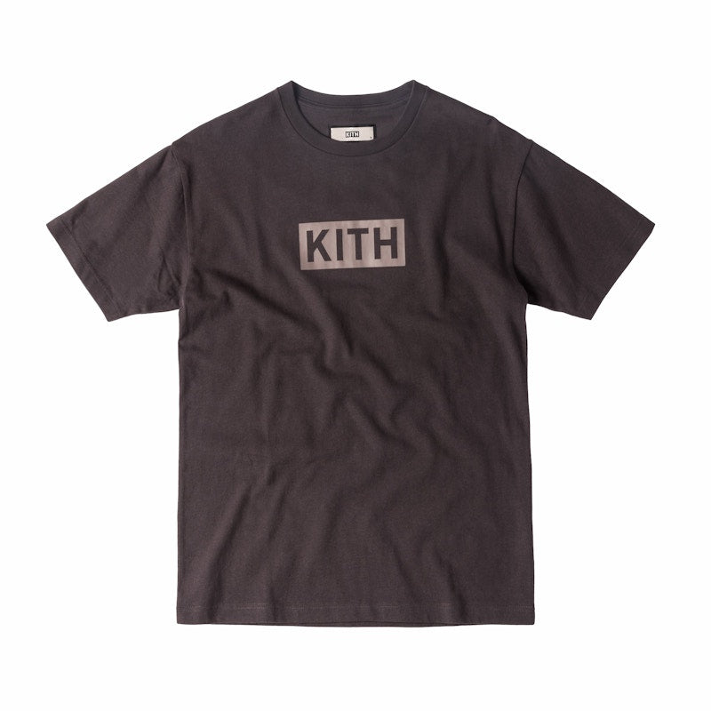Kith Classic Logo Tee Battleship Grey