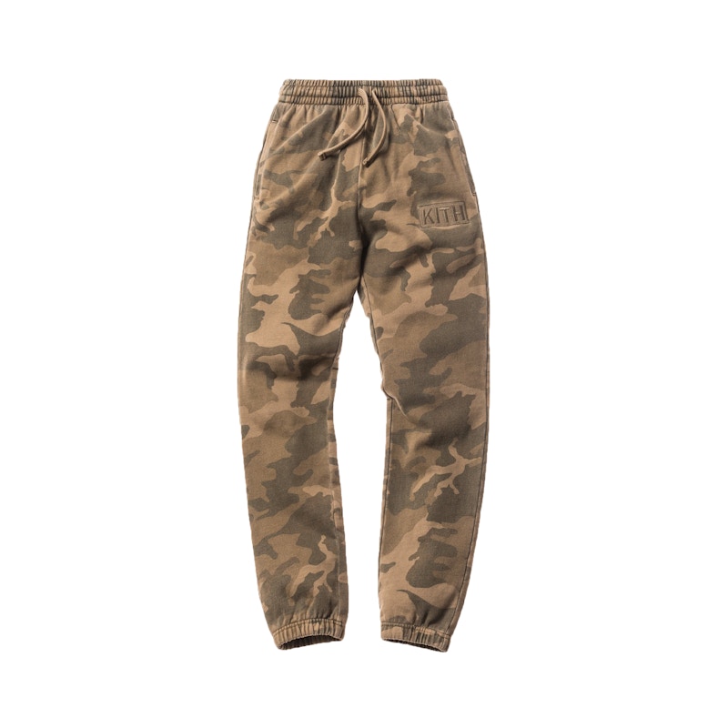 Kith Classic Logo Williams Sweatpant Woodland Camo