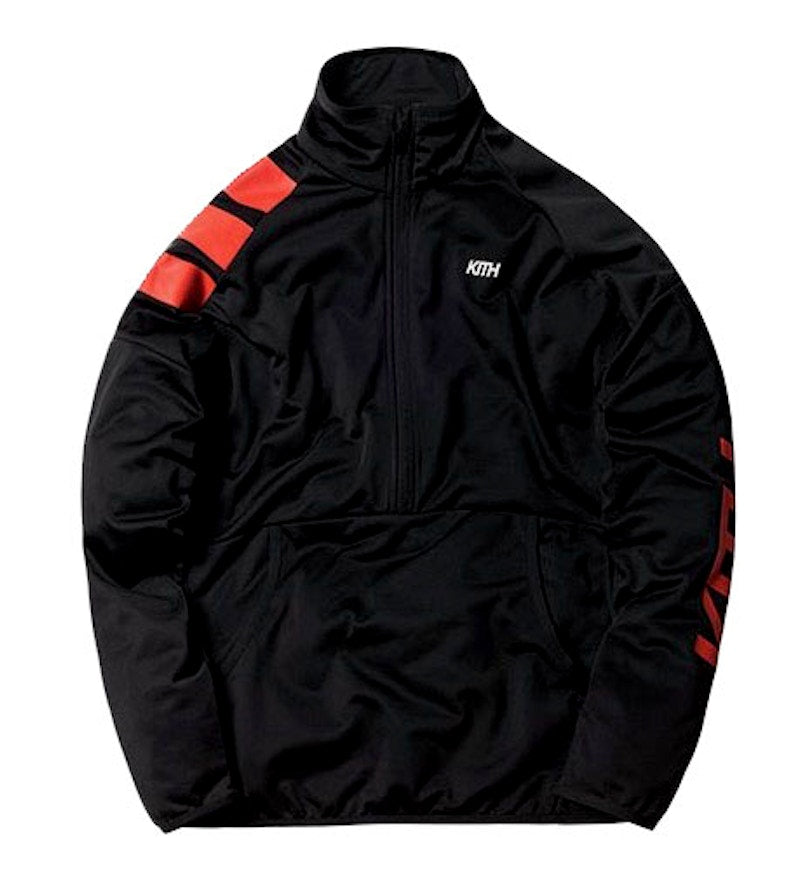 Kith Cobras Quarter Zip Jacket Black