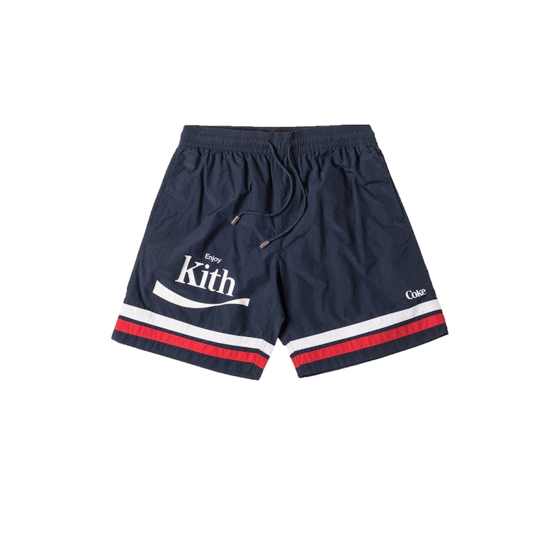 Kith Coca Cola Tilden Swim Trunk Navy