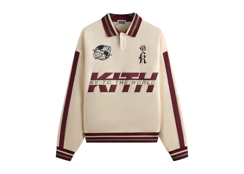 Kith Collegiate Nelson Collared Pullover Muslin