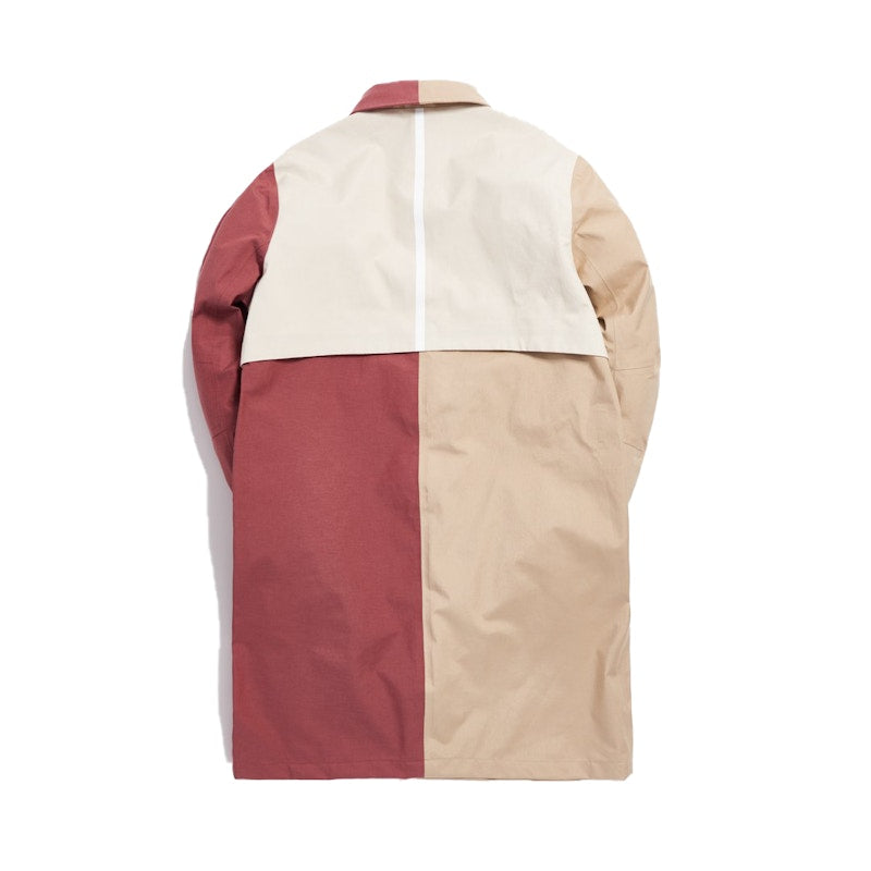 Kith Color Blocked Mac Coat Beige