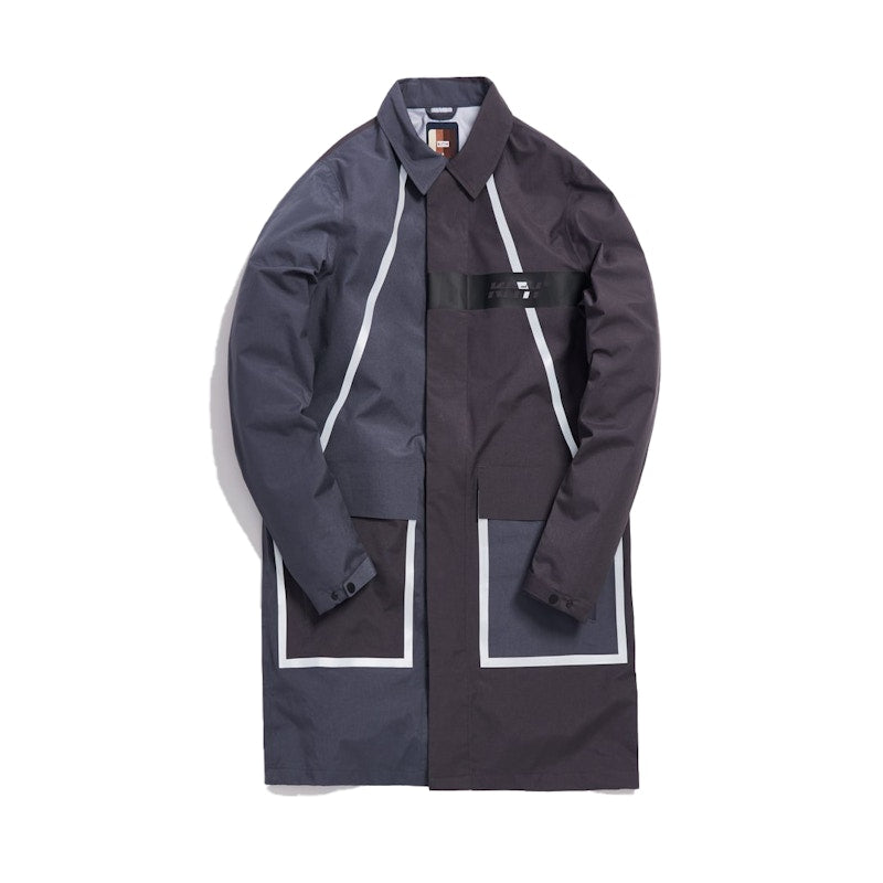 Kith Color Blocked Mac Coat Shark