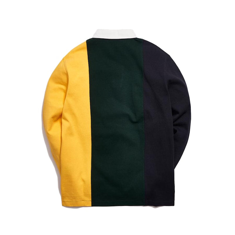 Kith Colorblock Rugby Jersey Forest Green
