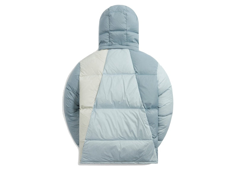 Kith Colorblocked Midi Puffer Mist