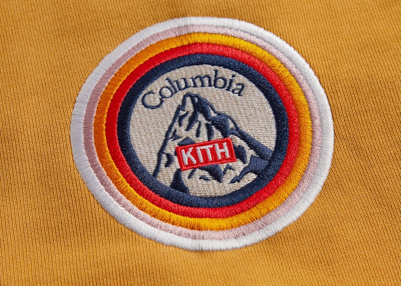 Kith Columbia EEA Mountain Williams III Hoodie Bright Gold