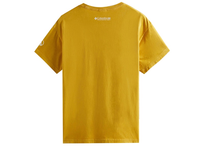 Kith Columbia Eea Rain Mountain Tee Bright Gold