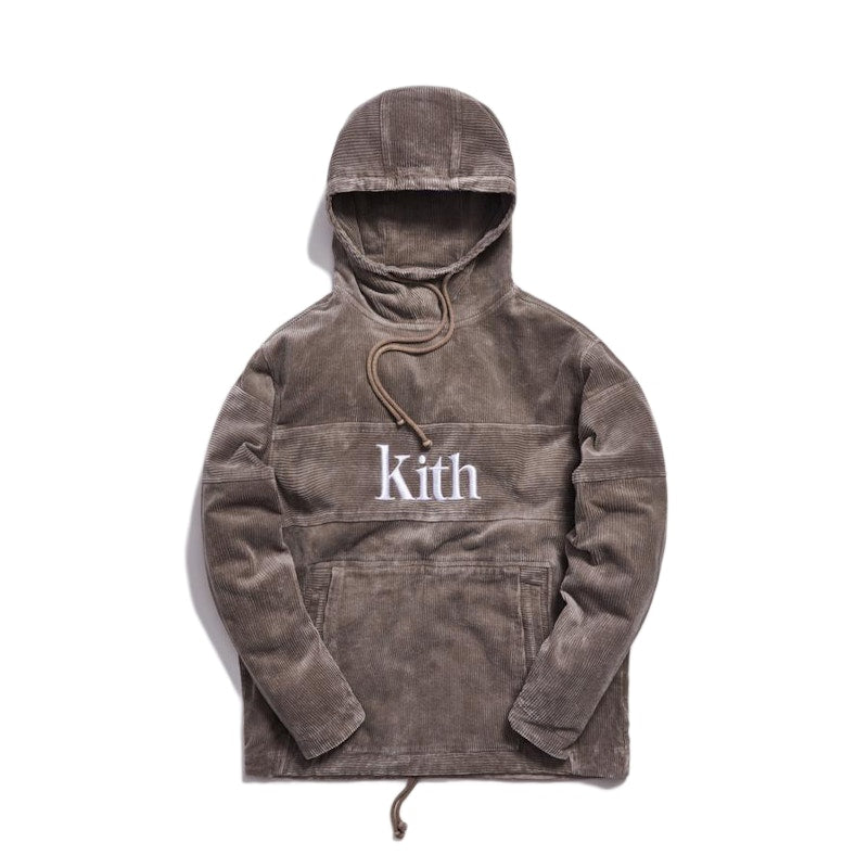 Kith Corduroy Double Pocket Hoodie Cinder